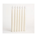 LED Taper Candles with Holder Base (Box of 6)