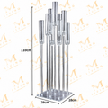 9-Head Acrylic Candelabra, 110 cm