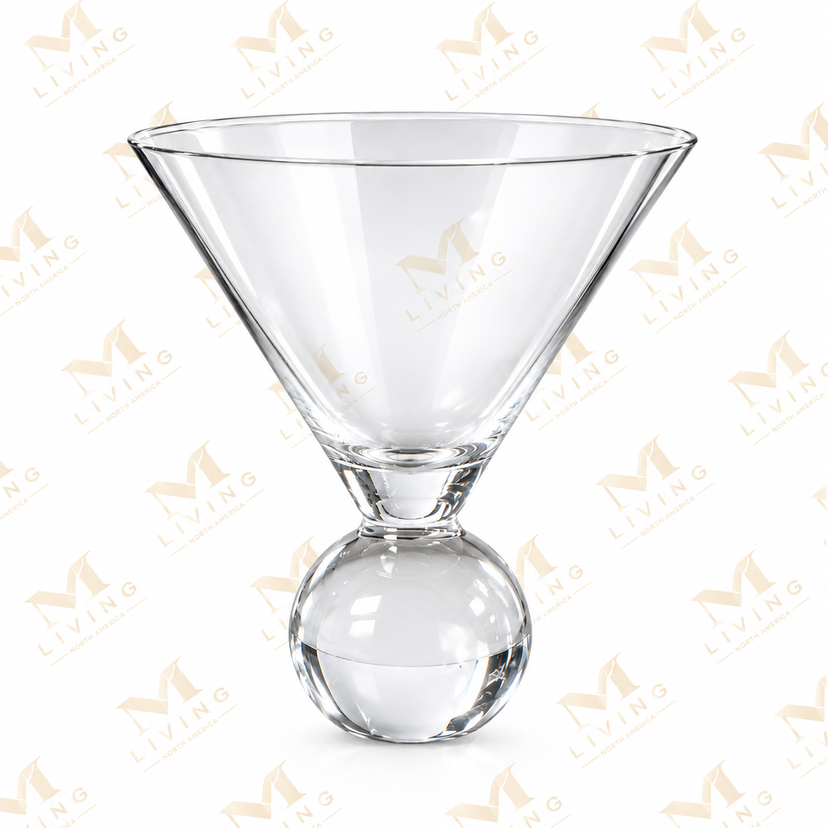 Cone Cocktail Glass on Sphere Base, 300 ml