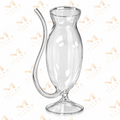 Sipping Glass with Built-in Straw, 340 ml