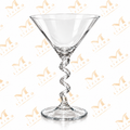 Spiral Stem Martini Glass, 250 ml