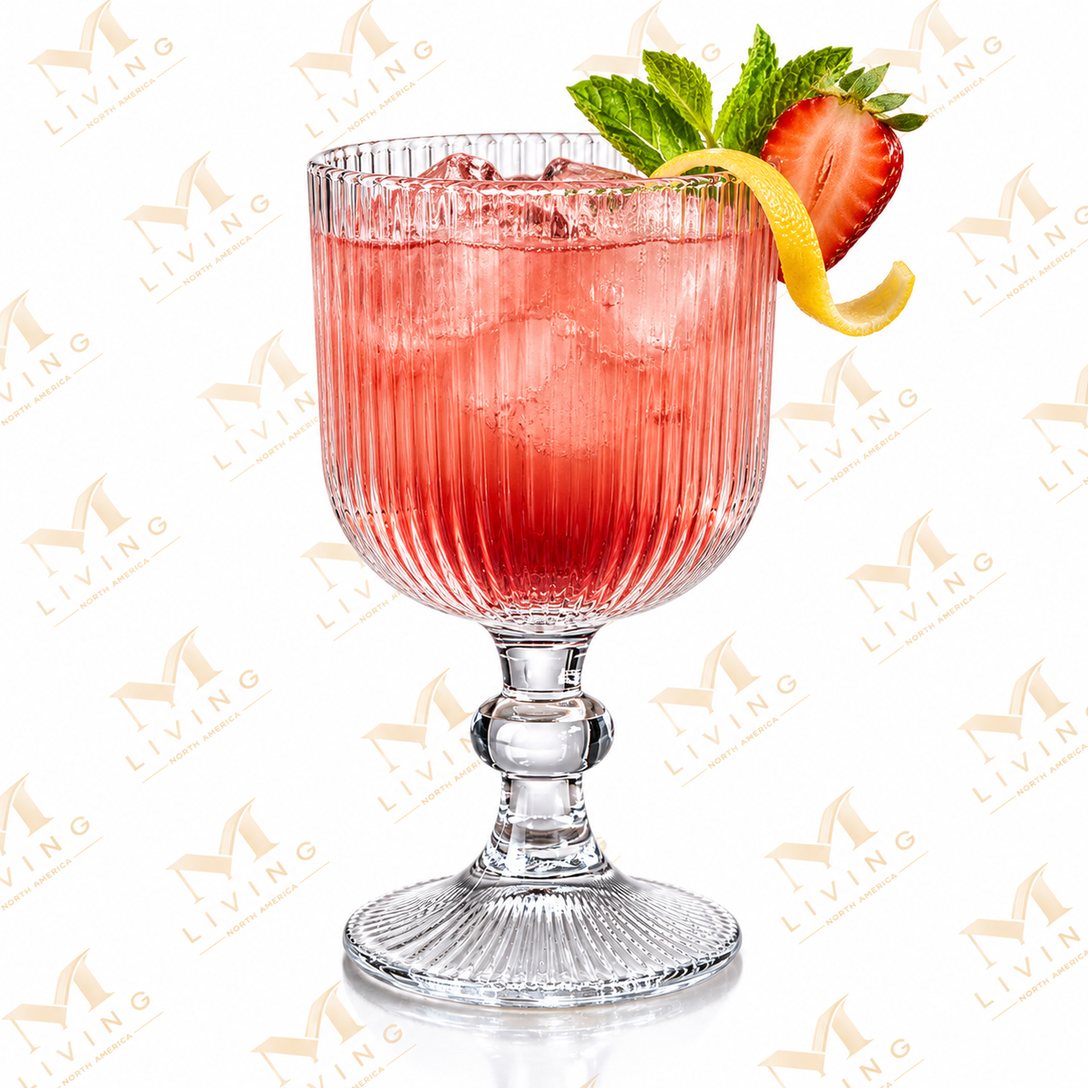 Footed Goblet Glass, 380 ml