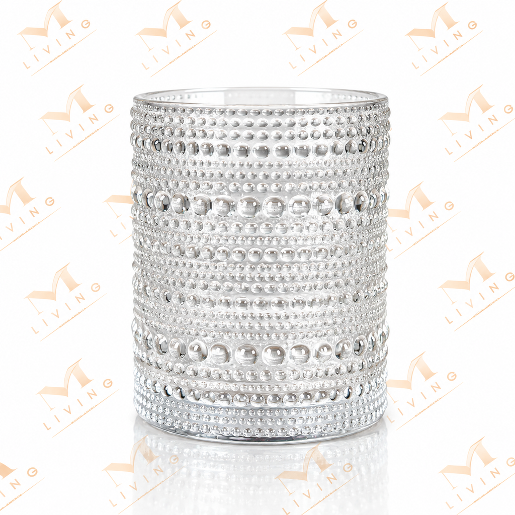 Hobnail Glass Tumbler, 450 ml
