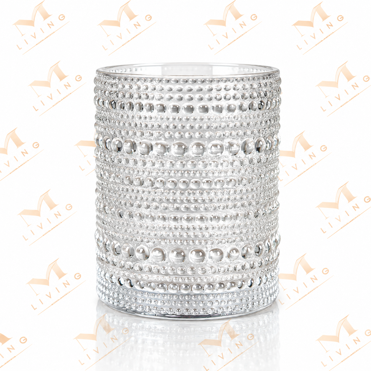 Hobnail Glass Tumbler, 450 ml