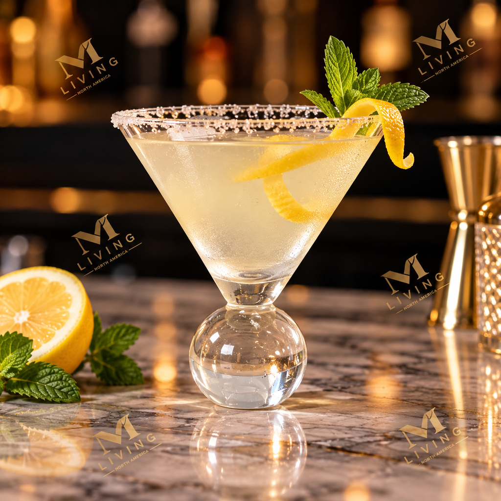 Cone Cocktail Glass on Sphere Base, 300 ml