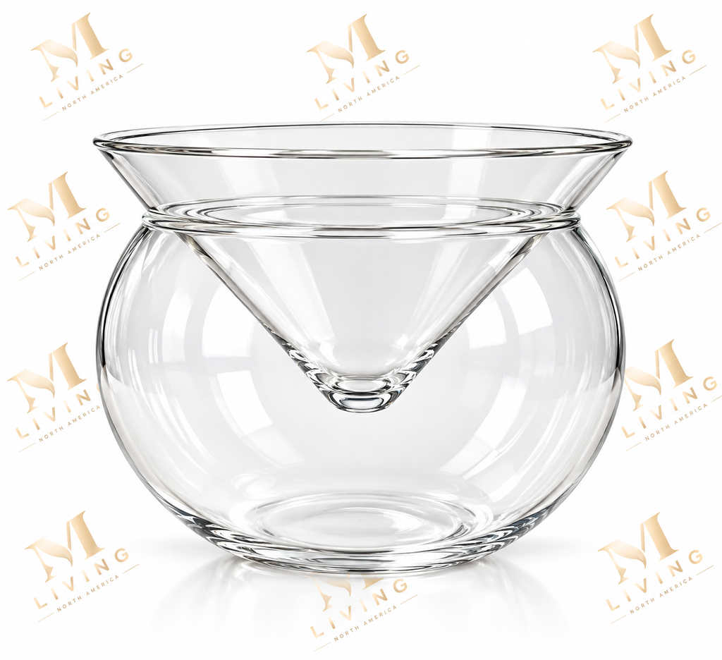 Cocktail Glass with Ice Bowl Base, 200 ml